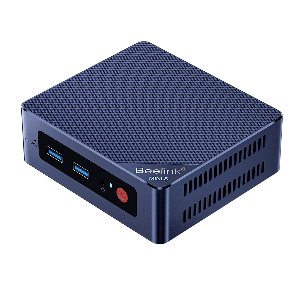 Beelink Mini S12 Pro Mini Pc Intel Alder Lake N100 4c/4t Pocket Computer Hdmi Rj45 Sodimm Ddr4 16g M.2 Pcie 1x Ssd 500g Computer 