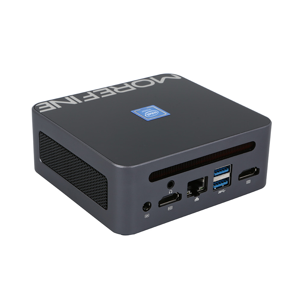 Morefine 2024 New 12th Gen Mini Pc Processor N100 Win11 Pro 4k Uhd Dual Wi-fi Business Pc Mini Computer 