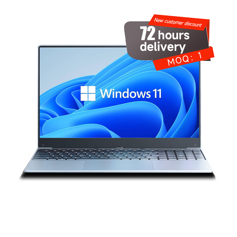 48 Hours Delivery 15.6 Inch Office Laptop Win 11 Notebook N5095 2.4ghz Ddr4 8gb Ram 128gb Rom Hd Screen Laptop Computer 