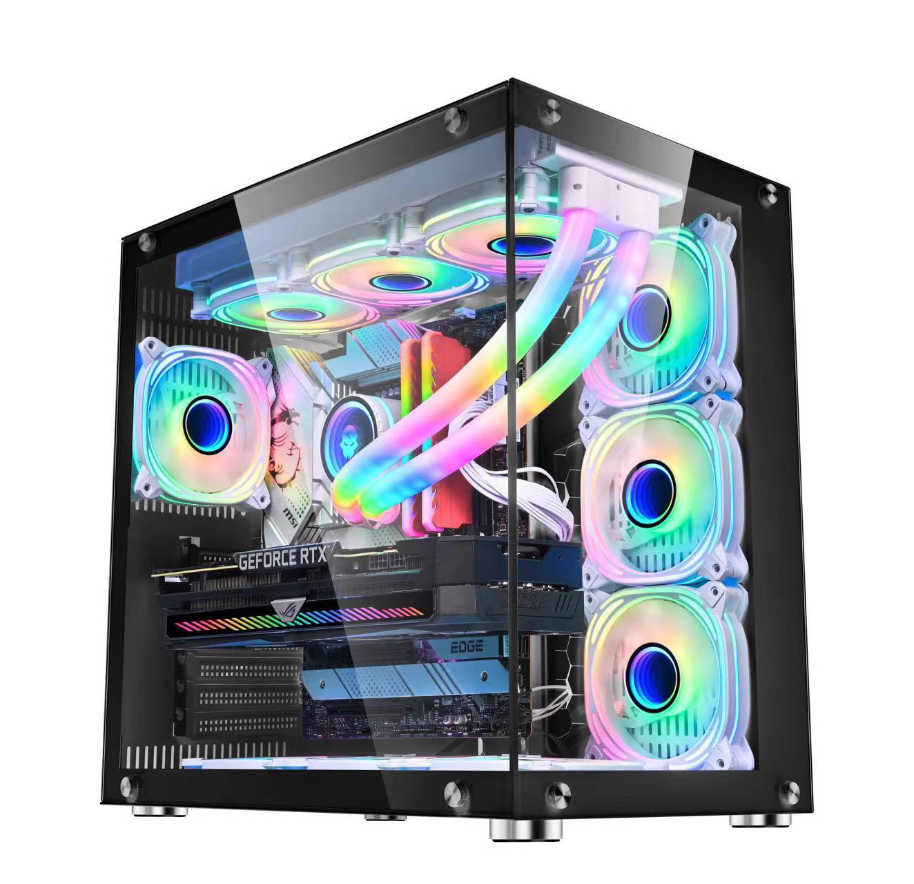 Popular I9 I7 I5 Computer Full Set 32gb Ram 1tb Ssd Rtx 3060 3070 3080 3090 Gpu Home Office Gaming Pc Desktop Computer Gamers 