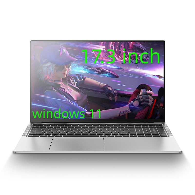 2024 New Model 17.3 Inch Large Screen 16gb(32gb) Ram+ 256gb (512g,1tb,2tb) Ssd Student Personal Video Gaming Laptop Computer 
