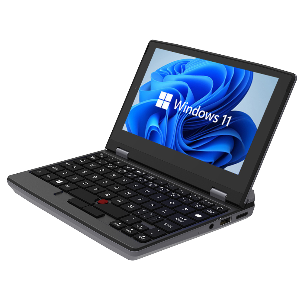 2023 Portable Mini Laptop Wins 11 7 Inch Touch Screen Office Notebook J4105 12gb+1tb Pocket Netbook Win10 Micro Computer 