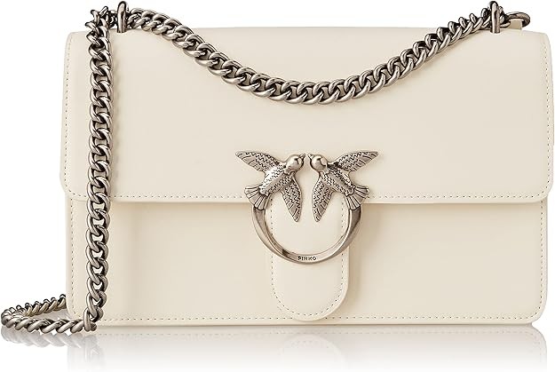 Pinko, Love One Classic DC Vitello SE para Mujer, Talla única