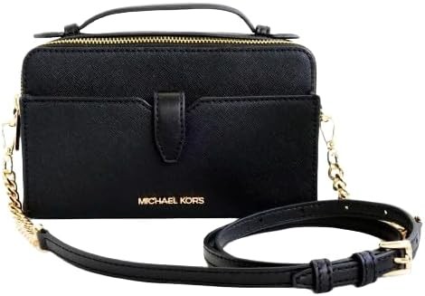 Michael Kors Bandolera mediana con doble cremallera para teléfono