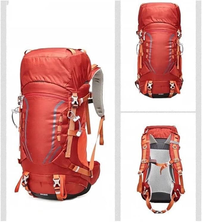 WXJJZM Mochila de montañismo de 40 litros, gran capacidad, senderismo, Camping, mochila Molle, bolsa de Trekking for deportes de escalada al aire libre